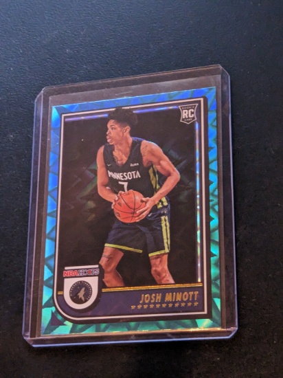 2022-23 Hoops Teal Explosion Josh Minott RC Minnesota Timberwolves #278