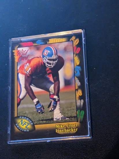 1991 Wild Card 100 Stripe Mike Croel #148 Rookie RC