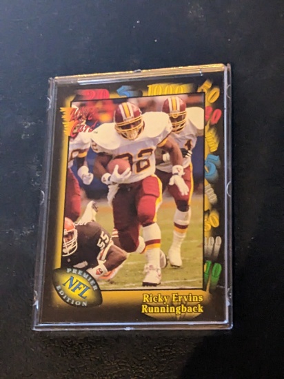 1991 Wild Card - Ricky Ervins #118 (RC)