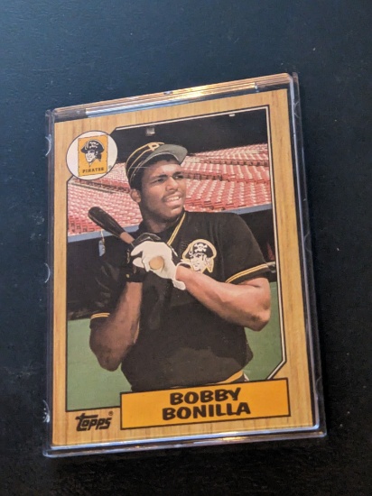 1987 Topps BOBBY BONILLA ROOKIE CARD #184 (RC) Pirates