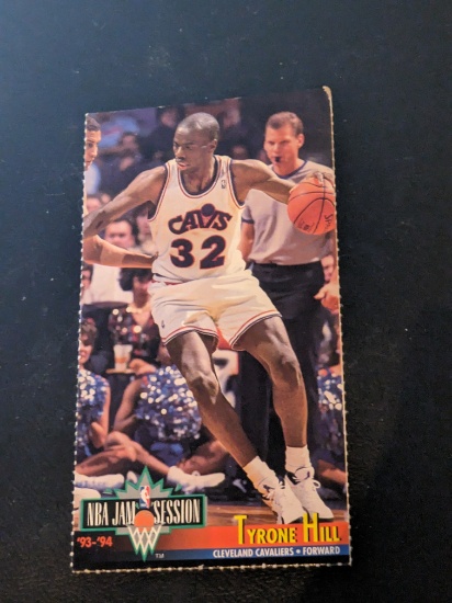 Tyrone Hill 1993 Fleer jam session card