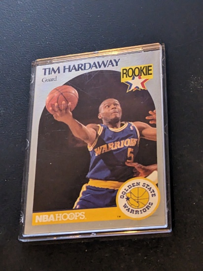 1990-91 NBA Hoops #113 Tim Hardaway Rookie RC HOF