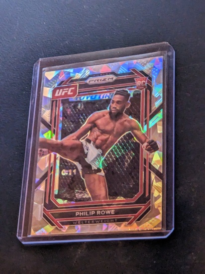 2023 Panini Prizm UFC - Ice Prizm #184 Philip Rowe (RC)