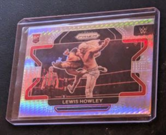 2022 Panini Prizm WWE Lewis Howley silver hyper insert 199 Rookie RC #36