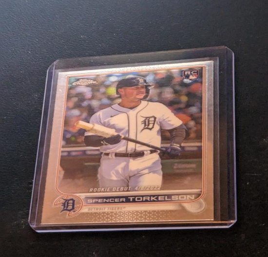 2022 Topps Chrome Update USC157 Spencer Torkelson RC - Detroit Tigers