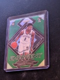 Cameron Thomas 2021-22 Panini Prizm Emergent Green Wave RC #4 Rookie Card Nets