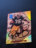 Jerome Bettis autographed card w/coa Pittsburgh Steelers