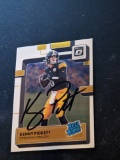 Kenny Pickett autographed card w/coa
