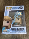 Sabrina Carpenter autographed funko pop figure with coa