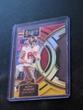 2023 Panini Select Payne Durham RC #155 Red & Yellow Prizm Die-Cut