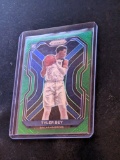 2020-21 Panini Prizm Green Prizms #251 Tyler Bey RC Mavericks
