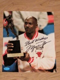 Michael Jordan autographed 8x10 photo with coa