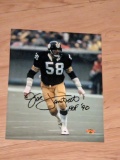 Jack Lambert autographed 8x10 photo with coa