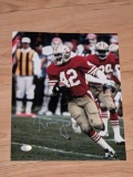 Ronnie Lott autographed 8x10 photo with coa