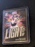 2024 Panini Donruss Optic - Light It Up Justin Jefferson #14 Parallel Insert
