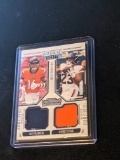 2024 Panini Contenders #DS-9 Troy Franklin and Audric Estime Patch (RC) Denver