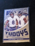 Lamar Jackson Zay Flowers 2024 Panini Donruss Optic Best