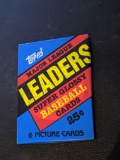 1986 Topps Mini Glossy Leaders Baseball