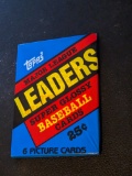 Topps MLB 6 picture cards wax  1986