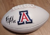 Rob Gronkowski autographed university of Arizona football with coa