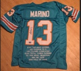 Dan Marino autographed jersey with coa