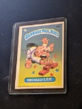 Bruised Lee Garbage Pail Kids Trading Card 1986 GPK Sticker