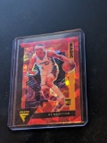 RJ Hampton 2020-21 Panini Flux Red Cracked Ice Prizm Parallel Rookie RC #217