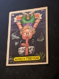 1988 Topps Garbage Pail Kids 12th Series Sunken Trevor