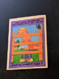 1988 Car Stick Karla Garbage Pail Kids Topps Sticker Card