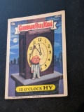 1988 Garbage Pail Kids Series 12 Card 12 O Clock Hy