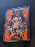 Keon Johnson 2021-22 Panini Select Premier Level #115 orange shock Parallel Insert