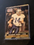1991 Pro Set - Heisman Hero Ty Detmer #37 (RC)