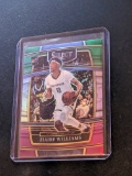 2021-22 Panini Select #86 Ziaire Williams Green White Purple Prizm Rookie RC
