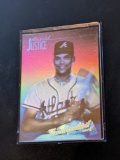 David Justice - 1991 SilverStar Hologram Card