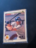 1990 Upper Deck #72 Juan Gonzalez Rookie RC