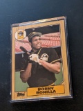 1987 Topps BOBBY BONILLA ROOKIE CARD #184 (RC) Pirates