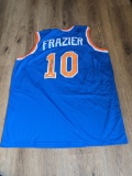 Walt Frazier autographed jersey with coa