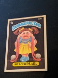 Pierced Pearl 1986 Garbage Pail Kids Topps Sticker Card