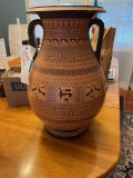Hand Painted Geometric Vase