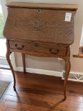 Oak Drop-Front Desk