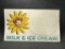 Borden Milk  Ice Cream 6' Embossed Advertising Sign