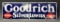 Goodrich Silvertowns Tires  Tubes Single Sided Advertising Sign