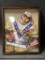 Evel Knievel Framed Halloween Costume  Toy Motorcycle