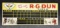 R. G. Dun Cigar Double Sided Advertising Football Baseball Scoreboard Cardstock Sign