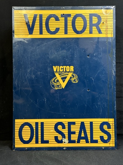 Victor Oil Seals Metal Cabinet Display