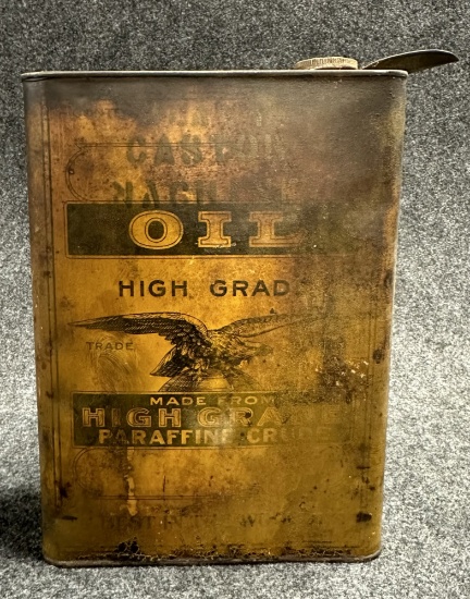 1 Gallon Slim High Grade Parafine Motor Oil Can