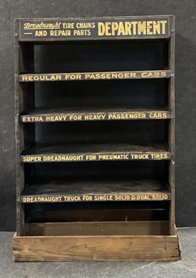Dreadnaught Tire Chains  Repair Parts Department Store Display