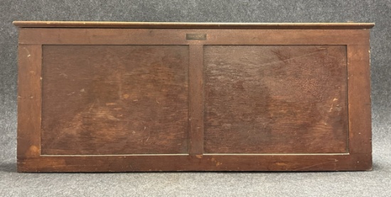 Denoyer Geppert Wooden Map Cabinet w/ 7 1920s Maps