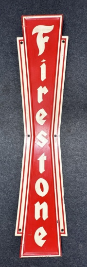 Firestone Embossed Bowtie 6' Advertising Sign