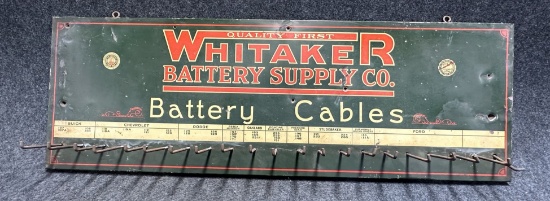 Whitaker Battery Supply Co Cables Store Display Rack